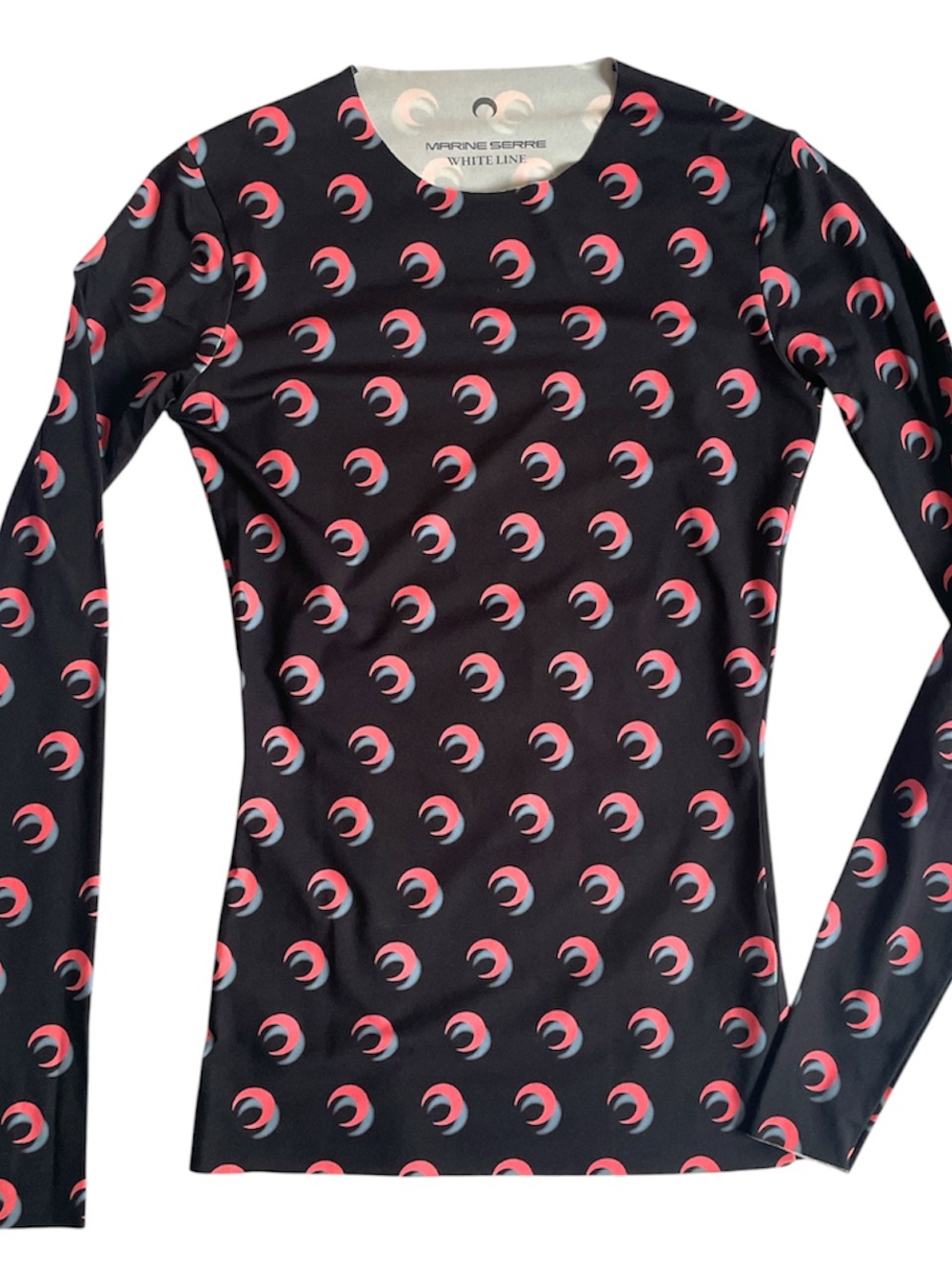 RARE Blue and Pink Marine Serre Crescent Moon top